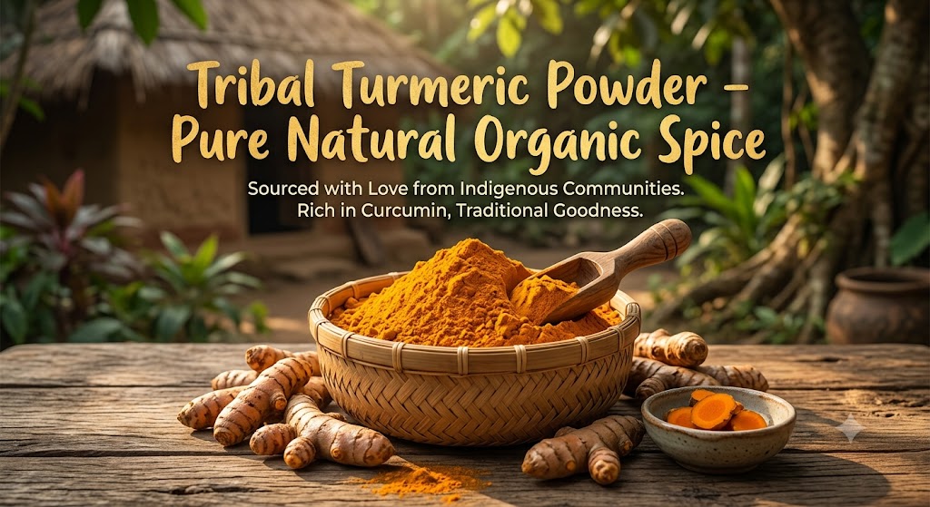 TRIBAL TURMERIC POWDER – PURE NATURAL ORGANIC SPICE
