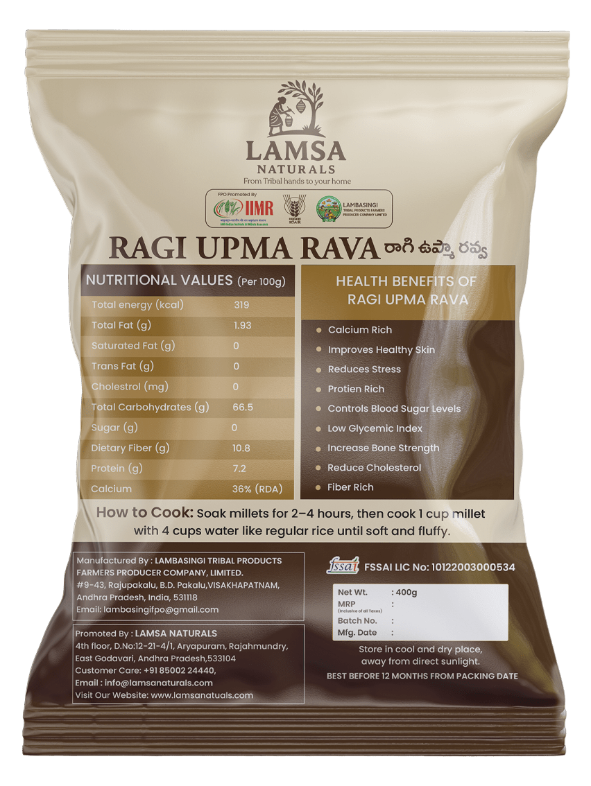 Ragi Upma Ravva