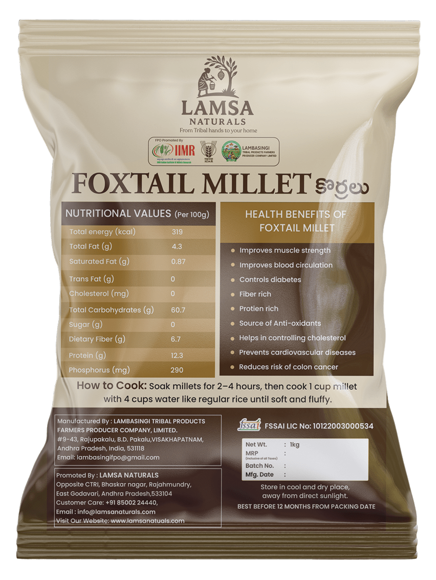 Foxtail Millet Grains - Korralu